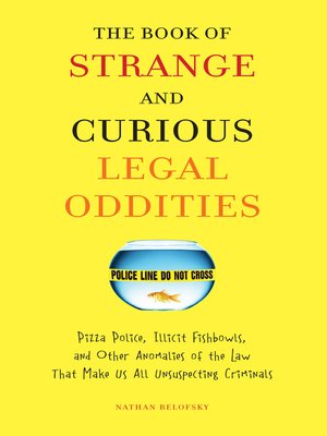 cover image of The Book of Strange and Curious Legal Oddities